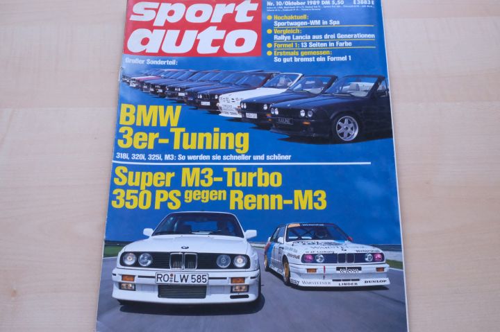 Deckblatt Sport Auto (10/1989)